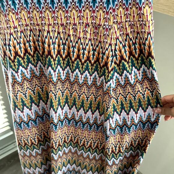 Lily Rose Boho Maxi Skirt Size M Foldover Waistband - Picture 5 of 5